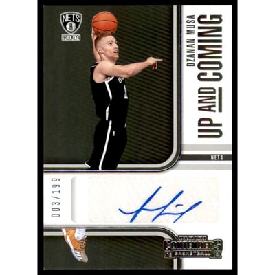 2018-19 Panini Contenders Up and Coming Contenders Autographs #40 Dzanan Musa