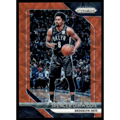 2018-19 Panini Prizm Prizms Choice Red #208 Spencer Dinwiddie