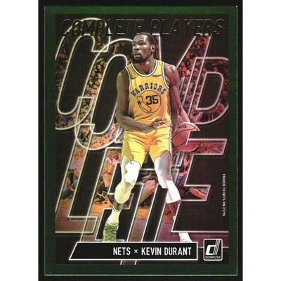 2019-20 Donruss Complete Players Green Flood #9 Kevin Durant