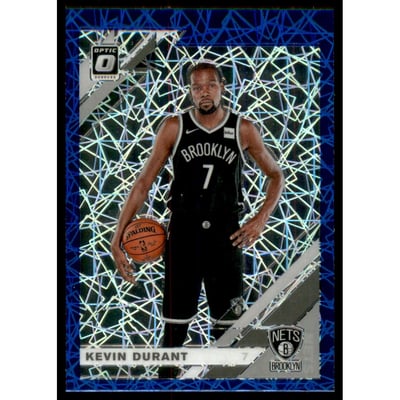 2019-20 Donruss Optic Blue Velocity #112 Kevin Durant