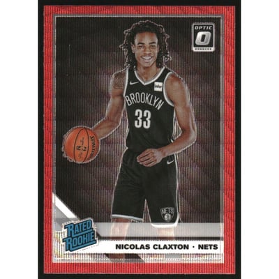 2019-20 Donruss Optic Red Wave #171 Nicolas Claxton RR