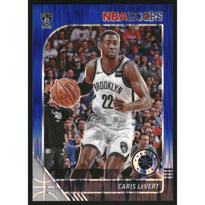 2019-20 Hoops Premium Stock Prizms Blue Flash #15 Caris LeVert