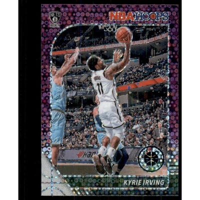 2019-20 Hoops Premium Stock Prizms Purple Disco #11 Kyrie Irving