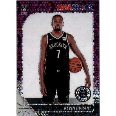 2019-20 Hoops Premium Stock Prizms Purple Disco #61 Kevin Durant