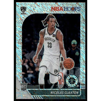2019-20 Hoops Premium Stock Prizms Shimmer #241 Nicolas Claxton