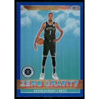 2019-20 Hoops Premium Stock Zero Gravity Blue #9 Kevin Durant