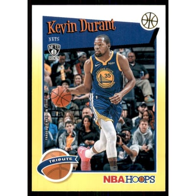 2019-20 Hoops Yellow #284 Kevin Durant