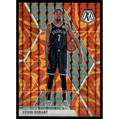 2019-20 Panini Mosaic Mosaic Orange Reactive #1 Kevin Durant