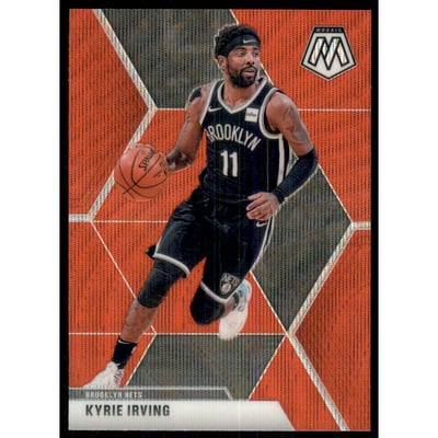 2019-20 Panini Mosaic Mosaic Red Wave #11 Kyrie Irving