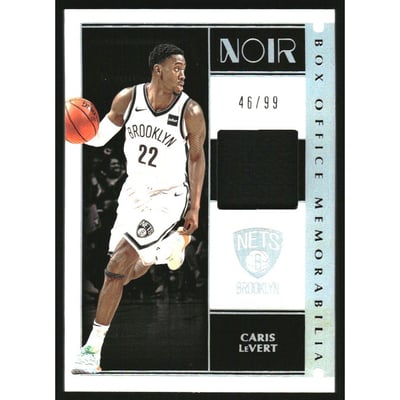 2019-20 Panini Noir Box Office Memorabilia #27 Caris LeVert