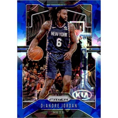 2019-20 Panini Prizm Prizms Blue Ice #243 DeAndre Jordan