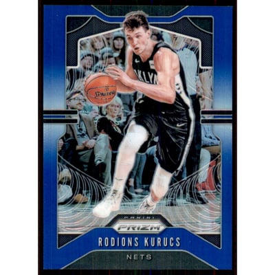 2019-20 Panini Prizm Prizms Blue #52 Rodions Kurucs