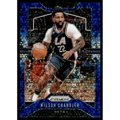 2019-20 Panini Prizm Prizms Fast Break Blue #221 Wilson Chandler