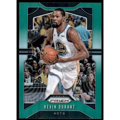 2019-20 Panini Prizm Prizms Green #210 Kevin Durant