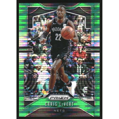 2019-20 Panini Prizm Prizms Green Pulsar #50 Caris LeVert