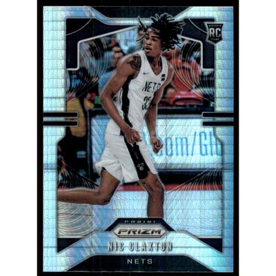 2019-20 Panini Prizm Prizms Hyper #292 Nicolas Claxton