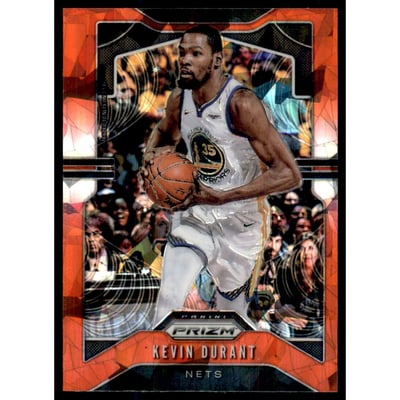 2019-20 Panini Prizm Prizms Red Ice #210 Kevin Durant