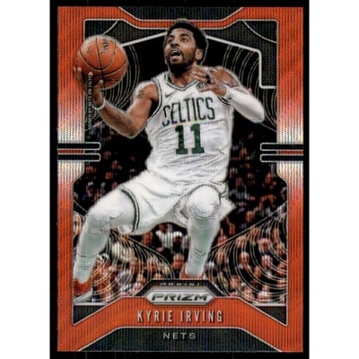 2019-20 Panini Prizm Prizms Ruby Wave #201 Kyrie Irving