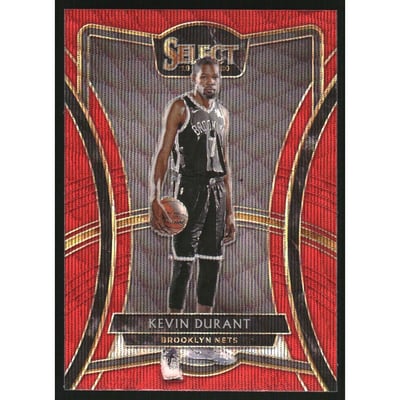 2019-20 Select Prizms Red Wave #191 Kevin Durant