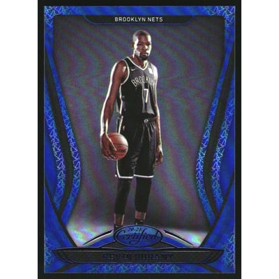 2020-21 Certified Mirror Blue #59 Kevin Durant
