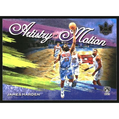 2020-21 Court Kings Artistry in Motion #5 James Harden