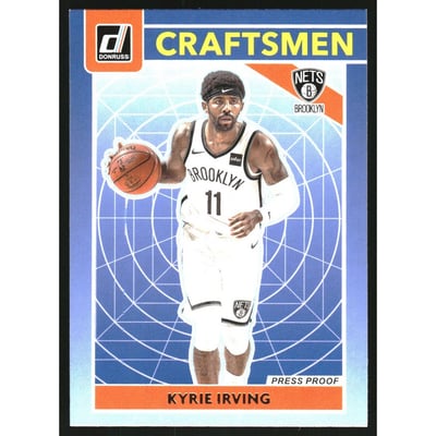 2020-21 Donruss Craftsmen Press Proof #15 Kyrie Irving