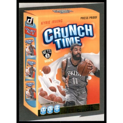2020-21 Donruss Crunch Time Press Proof #16 Kyrie Irving