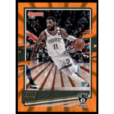 2020-21 Donruss Holo Orange Laser #59 Kyrie Irving