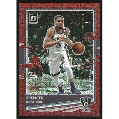 2020-21 Donruss Optic Choice Red #43 Spencer Dinwiddie