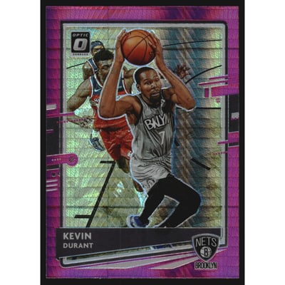 2020-21 Donruss Optic Hyper Pink #136 Kevin Durant