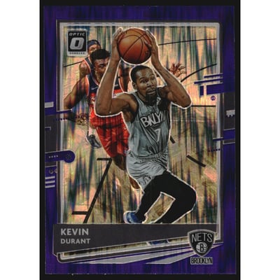2020-21 Donruss Optic Purple Shock #136 Kevin Durant