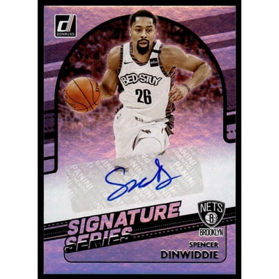 2020-21 Donruss Signature Series #42 Spencer Dinwiddie