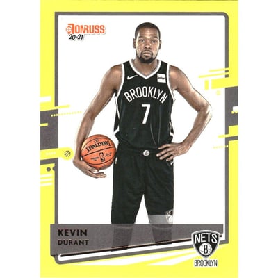 2020-21 Donruss Yellow Flood #93 Kevin Durant