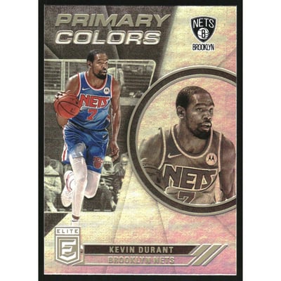 2020-21 Elite Primary Colors #5 Kevin Durant