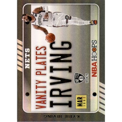 2020-21 Hoops Vanity Plates Holo #11 Kyrie Irving