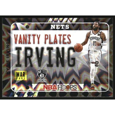 2020-21 Hoops Vanity Plates Purple Explosion #11 Kyrie Irving