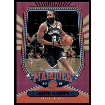 2020-21 Panini Chronicles Purple #262 James Harden/Marquee