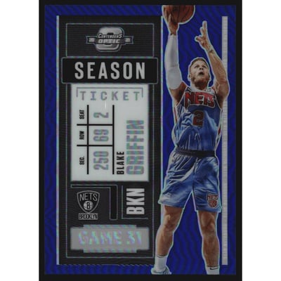 2020-21 Panini Contenders Optic Blue #78 Blake Griffin