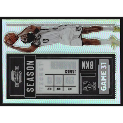2020-21 Panini Contenders Optic Silver #94 James Harden