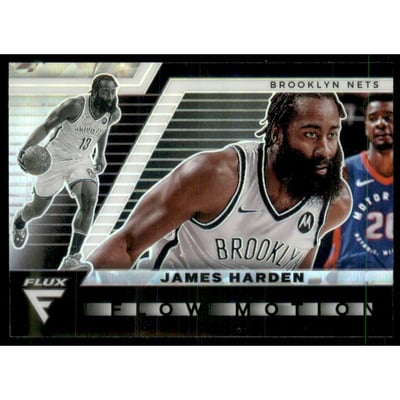 2020-21 Panini Flux Flow Motion Silver #4 James Harden