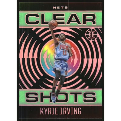 2020-21 Panini Illusions Clear Shots Emerald #3 Kyrie Irving
