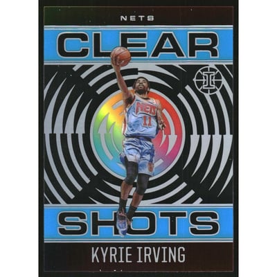 2020-21 Panini Illusions Clear Shots Sapphire #3 Kyrie Irving