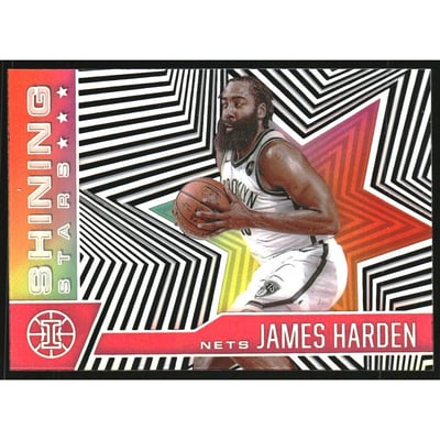 2020-21 Panini Illusions Shining Stars Pink #6 James Harden