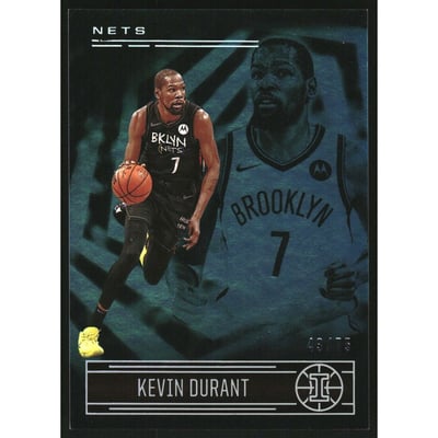 2020-21 Panini Illusions Teal #40 Kevin Durant
