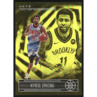 2020-21 Panini Illusions Yellow #52 Kyrie Irving