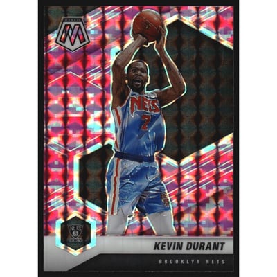 2020-21 Panini Mosaic Mosaic Camo Pink #7 Kevin Durant