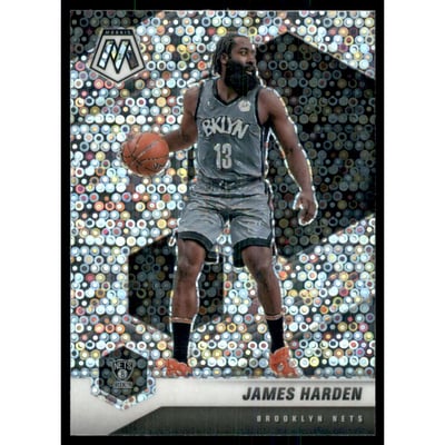 2020-21 Panini Mosaic Mosaic Fast Break Silver #173 James Harden