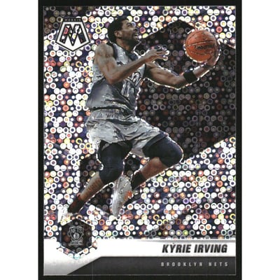 2020-21 Panini Mosaic Mosaic Fast Break Silver #198 Kyrie Irving