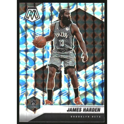 2020-21 Panini Mosaic Mosaic Reactive Blue #173 James Harden