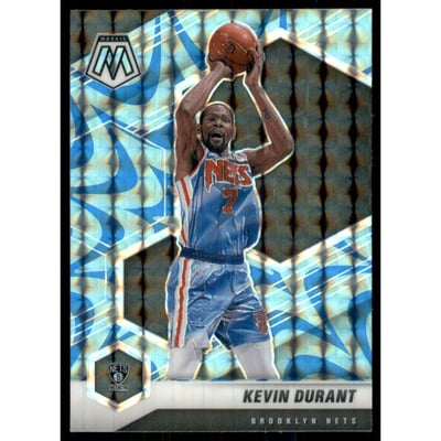 2020-21 Panini Mosaic Mosaic Reactive Blue #7 Kevin Durant